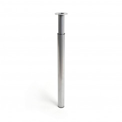 Legs Rei 406e Extendable Cylindrical Silver Steel Modern (Ø 6 x 71-110 cm)