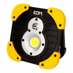 Фонарик LED EDM XL Аккумуляторный прожектор Желтый 2200 мАч 15 Вт 250 Лм 750 Лм