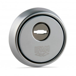 Keyhole security shield IFAM ES610CM Silver Steel Ø 64 mm Chromed