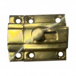 Door latch EDM Fastener Golden 25 mm Polished brass