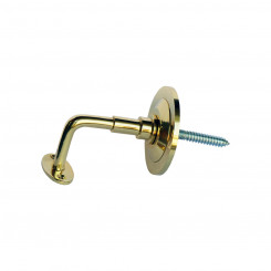 Handrail Bracket EDM Golden Polished brass Ear (of wheat)