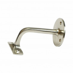 Handrail Bracket EDM nickel Matt 3 screws Silver Steel
