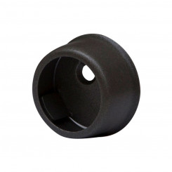 Wardrobe rail bracket Stor Planet Black Circular Satin finish (Ø 1,9 cm)