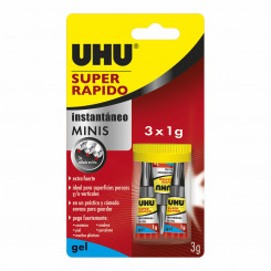 Instant Adhesive UHU 36527 Minis 3 Units (1 g)