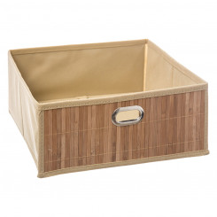Storage Box 5five 31 x 31 x 13.5 cm Bamboo Baths Natural (31 x 31 x 31 cm)