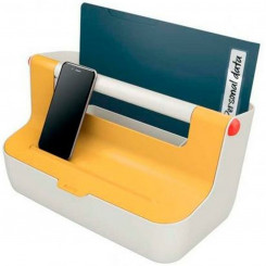 Ящик для хранения Leitz Cosy с ручкой для переноски, желтый ABS (21,4 x 19,6 x 36,7 см)