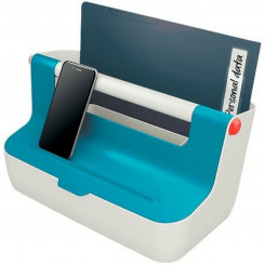 Ящик для хранения Leitz Cosy с ручкой для переноски Синий ABS (21,4 x 19,6 x 36,7 см)