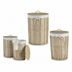 Set of Baskets Natural (2 Pieces) (44 x 56 x 44	 cm)