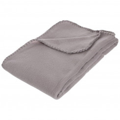Fleece Blanket Atmosphera Brown Cotton (125 x 150 cm)