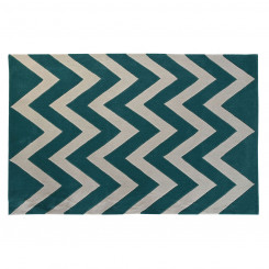 Carpet DKD Home Decor Polyester Zigzag Bicoloured 120 x 180 x 2 cm