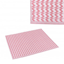 Outdoor Carpet Naxos Pink White polypropylene 140 x 200 cm