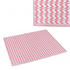 Outdoor Carpet Naxos Pink White polypropylene 160 x 230 cm