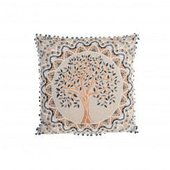 Padi DKD Home Decor Tree Sinine Polüester Puuvill Alumiinium Kollane Helepruun (60 x 20 x 60 cm)