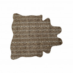 Carpet DKD Home Decor Brown Colonial Dark brown Jungle (160 x 150 x 2 cm)