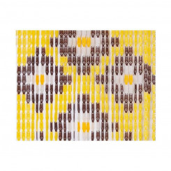 Curtain EDM Yellow polypropylene (90 x 210 cm)