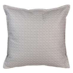 Cushion Polyester Light grey 45 x 45 cm Houndstooth