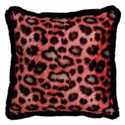 Подушка Оранжевый Леопард 45 х 45 см