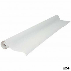 Tablecloth Maxi Products Paper White 24 Units (1 x 10 m)