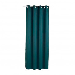 Curtains Atmosphera Opaque Polyester Green 2 Units (135 x 240 cm)