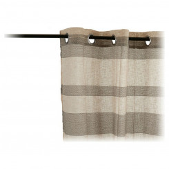 Curtains Beige Grey (260 x 1 x 140 cm)