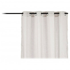 Curtain Net curtain White Polyester (140 x 260 cm) (140 x 260 cm)
