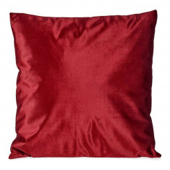 Подушка Бархатная Красная Полиэстер (45 х 13 х 45 см)