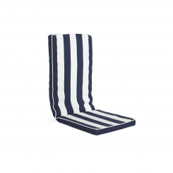 Cushion DKD Home Decor 42 x 4 x 115 cm Stripes White Navy Blue