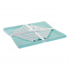Tablecloth and napkins DKD Home Decor 8424001736416 150 x 1 x 150 cm Green (5 pcs)