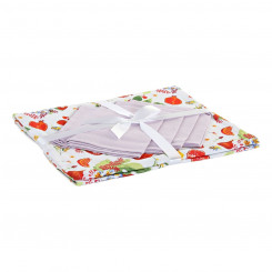 Tablecloth and napkins DKD Home Decor 8424001798766 Tropical 150 x 150 x 0,5 cm Multicolour (5 pcs)