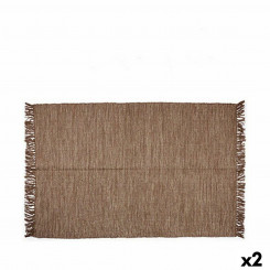 Carpet Brown 180 x 120 cm (2 Units)