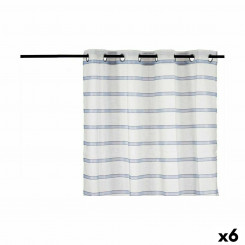 Curtain Stripes Blue 140 x 0,1 x 260 cm (6 Units)