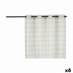 Curtain Stripes Beige 140 x 0,1 x 260 cm (6 Units)