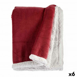 Одеяло Тёмно-розовое Белое 130 х 1 х 170 см (6 шт.)