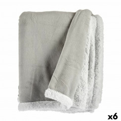 Одеяло Белое Светло-серое 130 х 1 х 170 см (6 шт.)