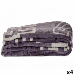 Blanket Grey 220 x 240 x 0,5 cm (4 Units)