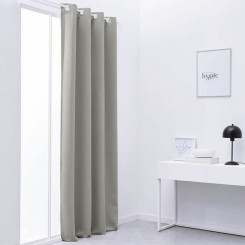 Curtain TODAY Polyester Light grey (140 x 240 cm)