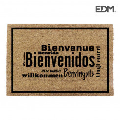 Doormat EDM Brown Fibre (60 x 40 cm)