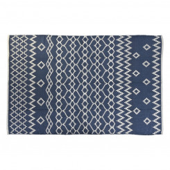 Carpet DKD Home Decor Blue White Arab (120 x 180 x 1 cm)