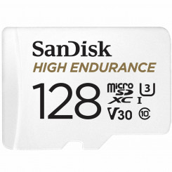 Micro SD memory card with SanDisk SDSQQNR-128G-GN6IA UHS-I adapter