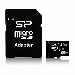 Micro SD memory card with adapter Silicon Power SP256GBSTXBU1V10SP