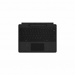 Чехол для планшета с клавиатурой Microsoft Чёрный Серебристый (Пересмотрено A+)