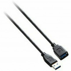 USB-кабель V7 V7E2USB3EXT-03M USB A Черный