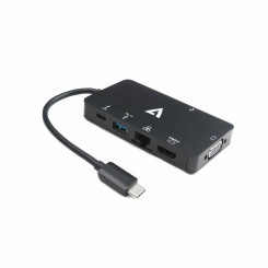 USB C to HDMI Adapter V7 V7UC-2HDMI-BLK       Black
