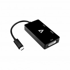 USB C-HDMI-adapter V7 V7UC-VGADVIHDMI-BLK Must