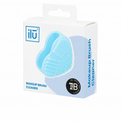 Make-up Brush Cleaner Ilū Heart Silicone Blue