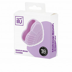 Make-up Brush Cleaner Ilū Heart Silicone Purple