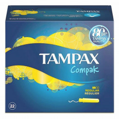 Tavalised tampoonid COMPAK Tampax (22 uds)