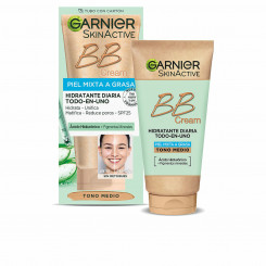 Hydrating Cream with Colour Garnier Skinactive Combination Skin Oily Skin Medium Spf 25 (50 ml)