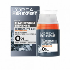 Hydrating Facial Cream L'Oreal Make Up Men Expert Magnesium Defense 24 hours (50 ml)