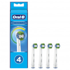 Spare for Electric Toothbrush Oral-B Precision Clean White 4 Units